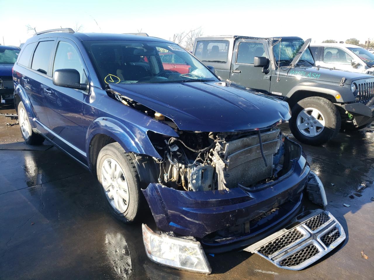 DODGE JOURNEY SE 2018 with VIN 3C4PDCAB6JT385251 - Photo from auction