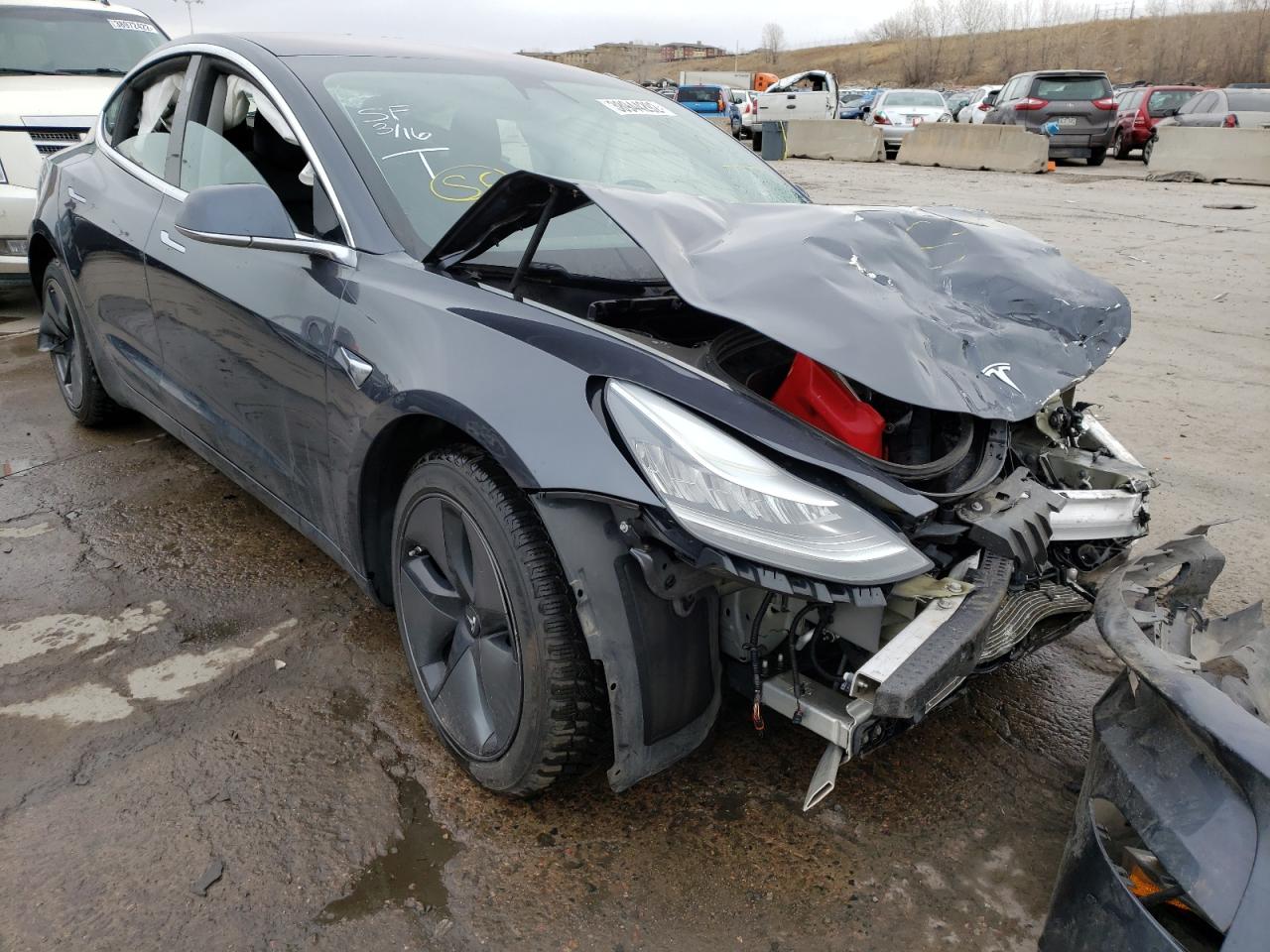 TESLA MODEL 3 2018 with VIN 5YJ3E1EB5JF113850 - Photo from auction