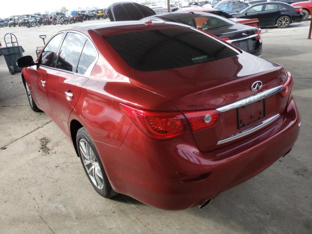 Photo 3 from auction – 2015 INFINITI Q50 BASE with VIN JN1BV7AP6FM351109