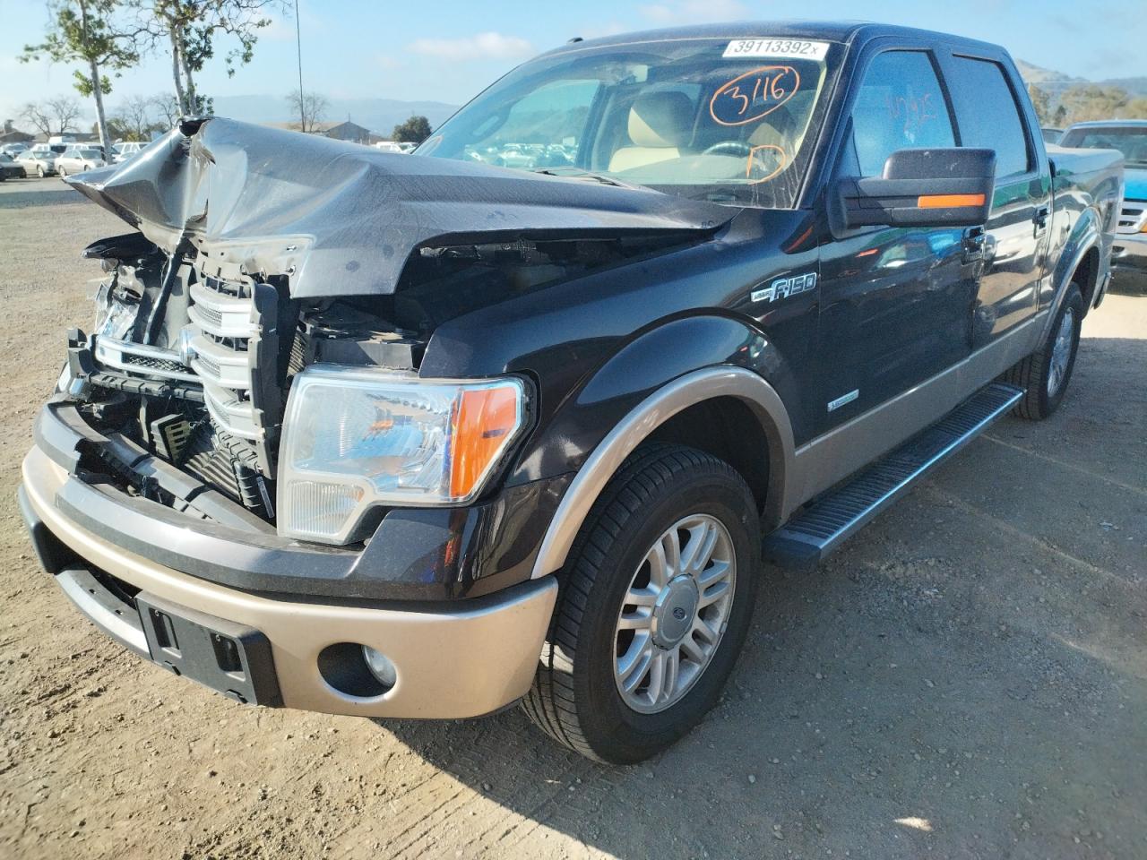 Photo 2 from auction – 2013 FORD F150 SUPER with VIN 1FTFW1CT2DKF48189