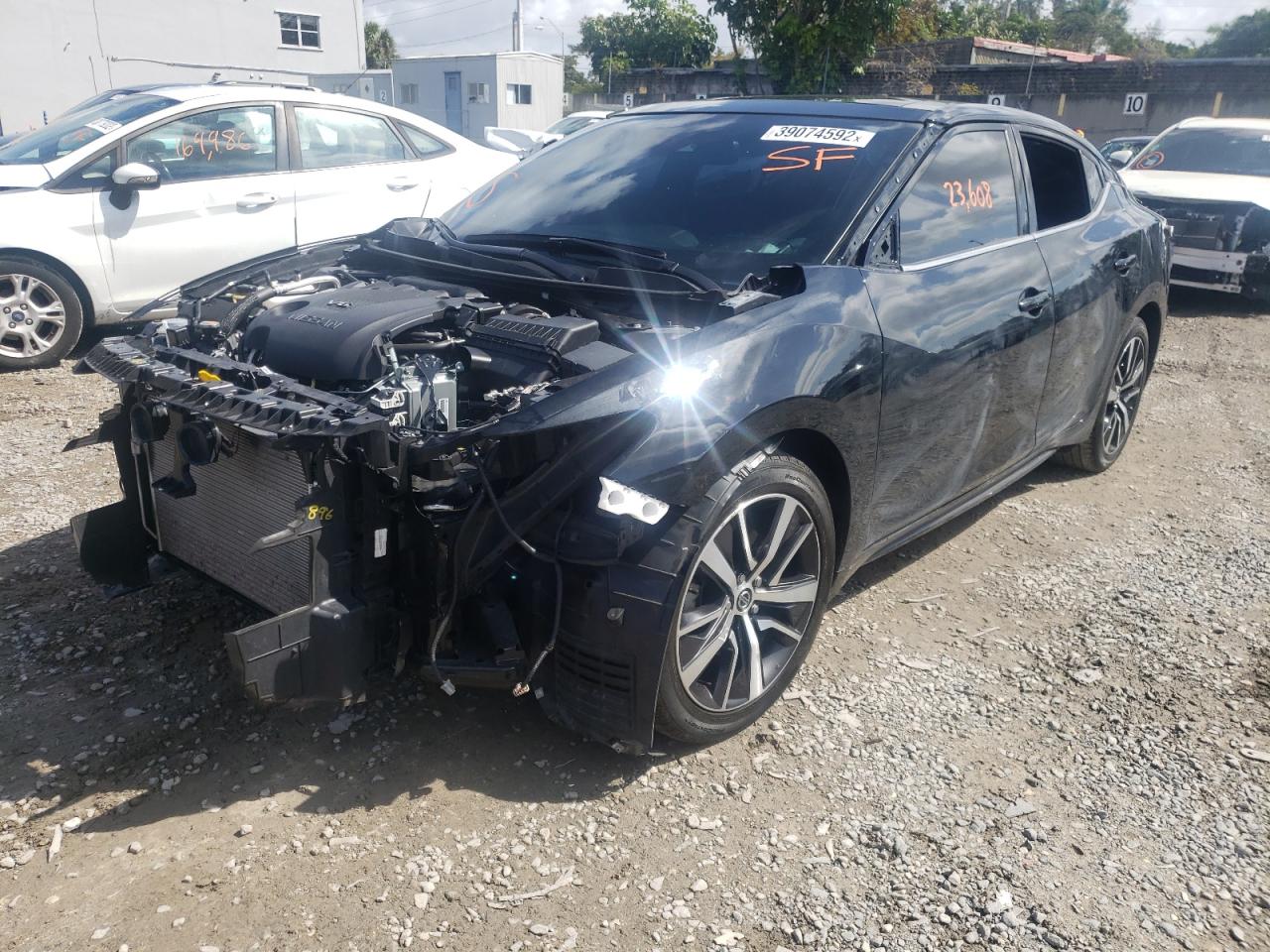 Photo 2 from auction – 2021 NISSAN MAXIMA SR with VIN 1N4AA6EV0MC504888