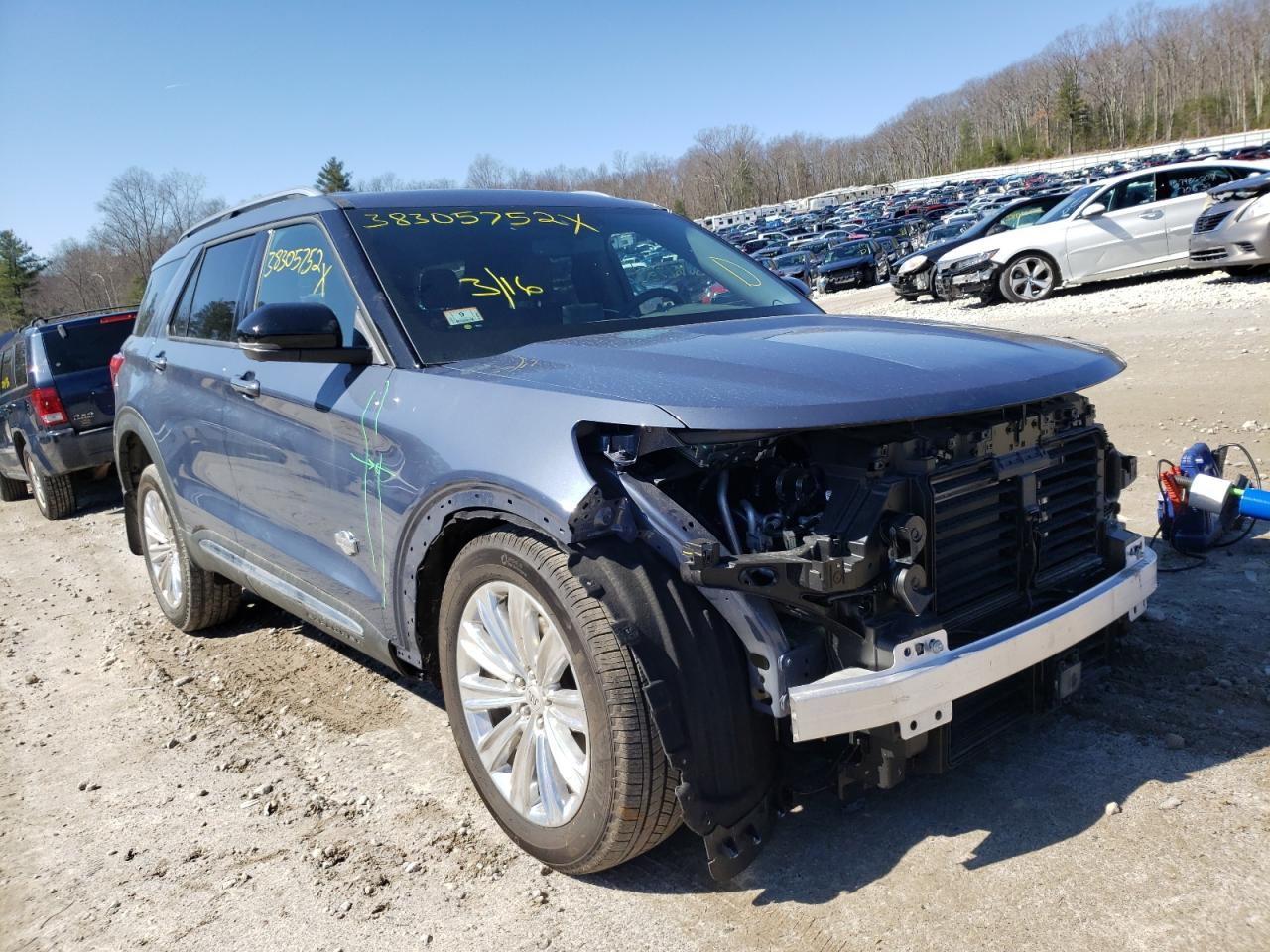 FORD EXPLORER K 2021 with VIN 1FM5K8LC7MGB75178 - Photo from auction