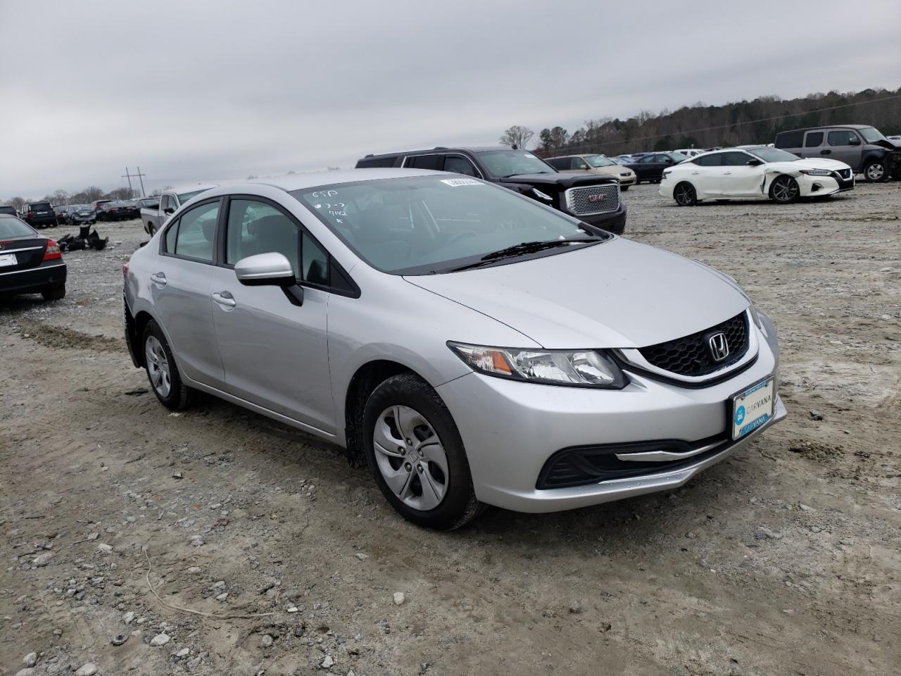 HONDA CIVIC LX 2014 with VIN 19XFB2F5XEE067142 - Photo from auction