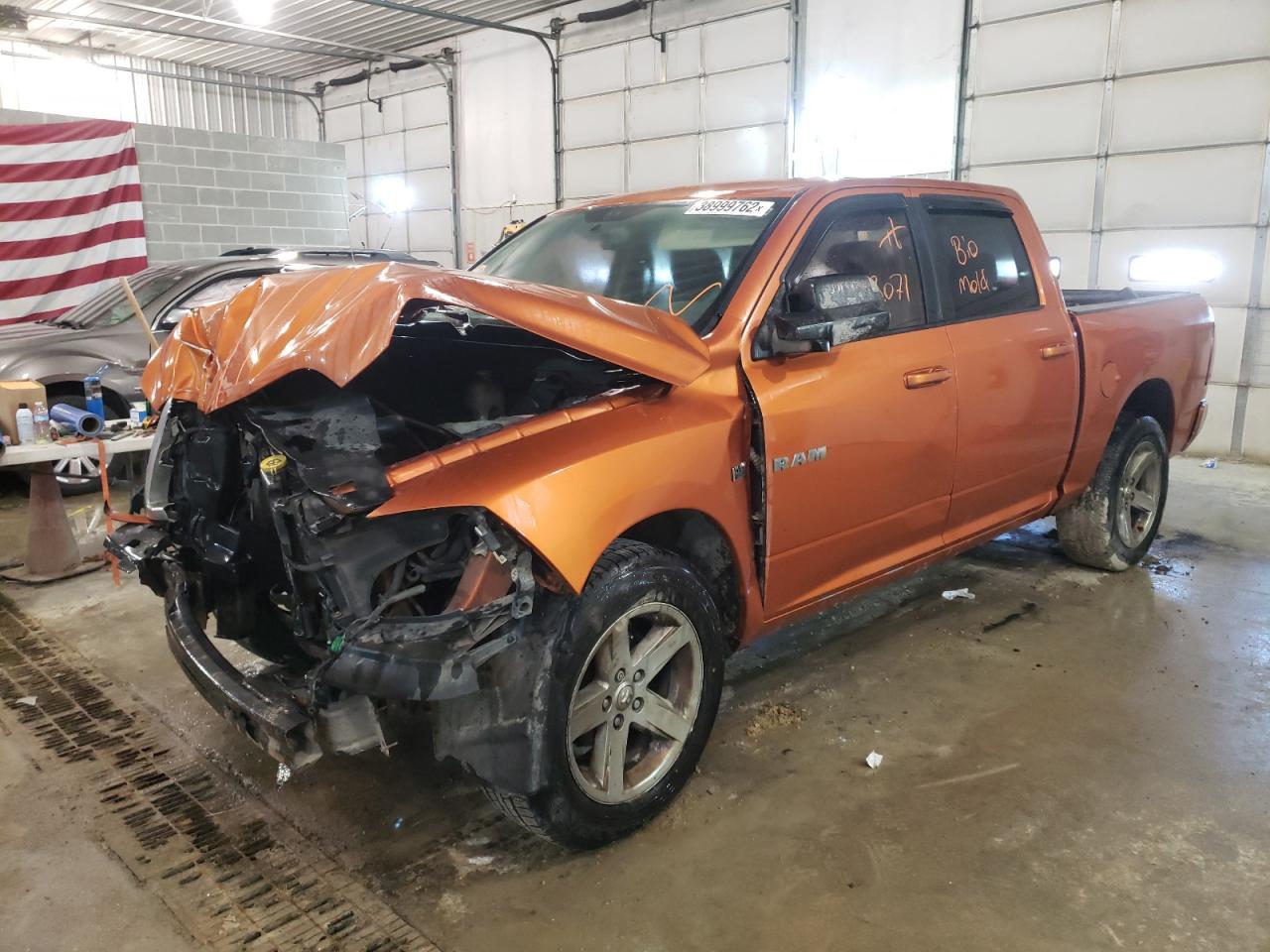 Photo 2 from auction – 2010 DODGE RAM 1500 with VIN 1D7RV1CT6AS171562