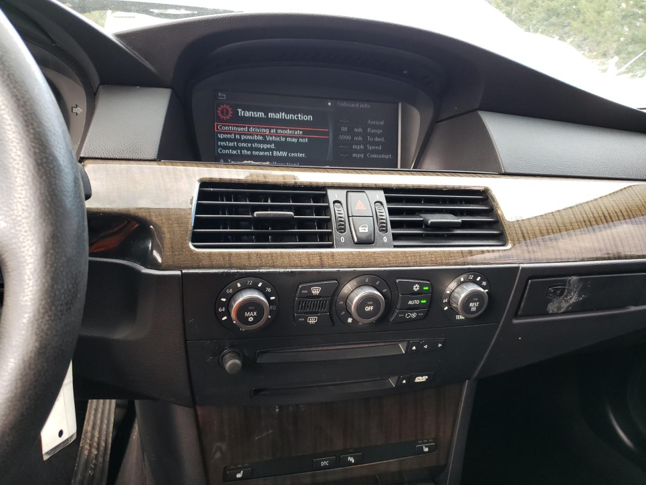 Photo 9 from auction – 2005 BMW 545 I with VIN WBANB33545B089069