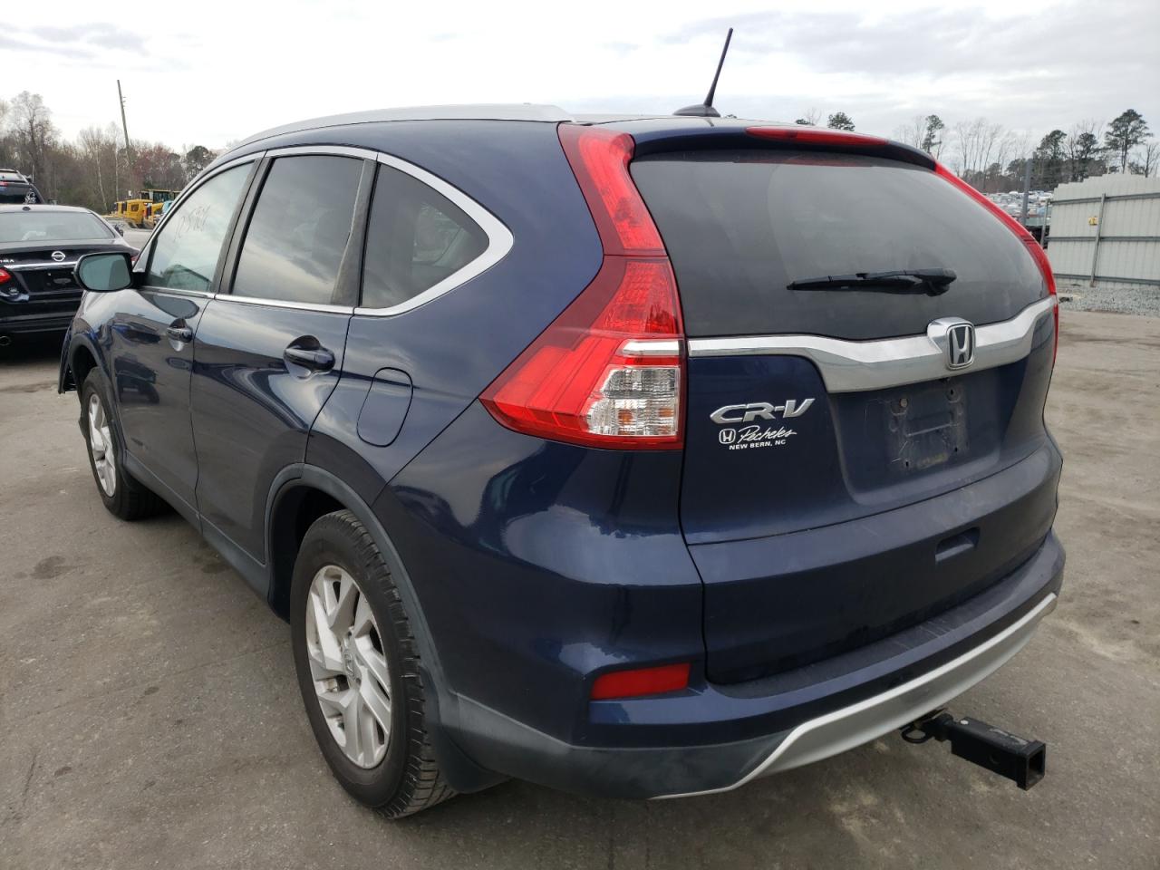 Photo 3 from auction – 2015 HONDA CR-V EXL with VIN 2HKRM3H73FH512846