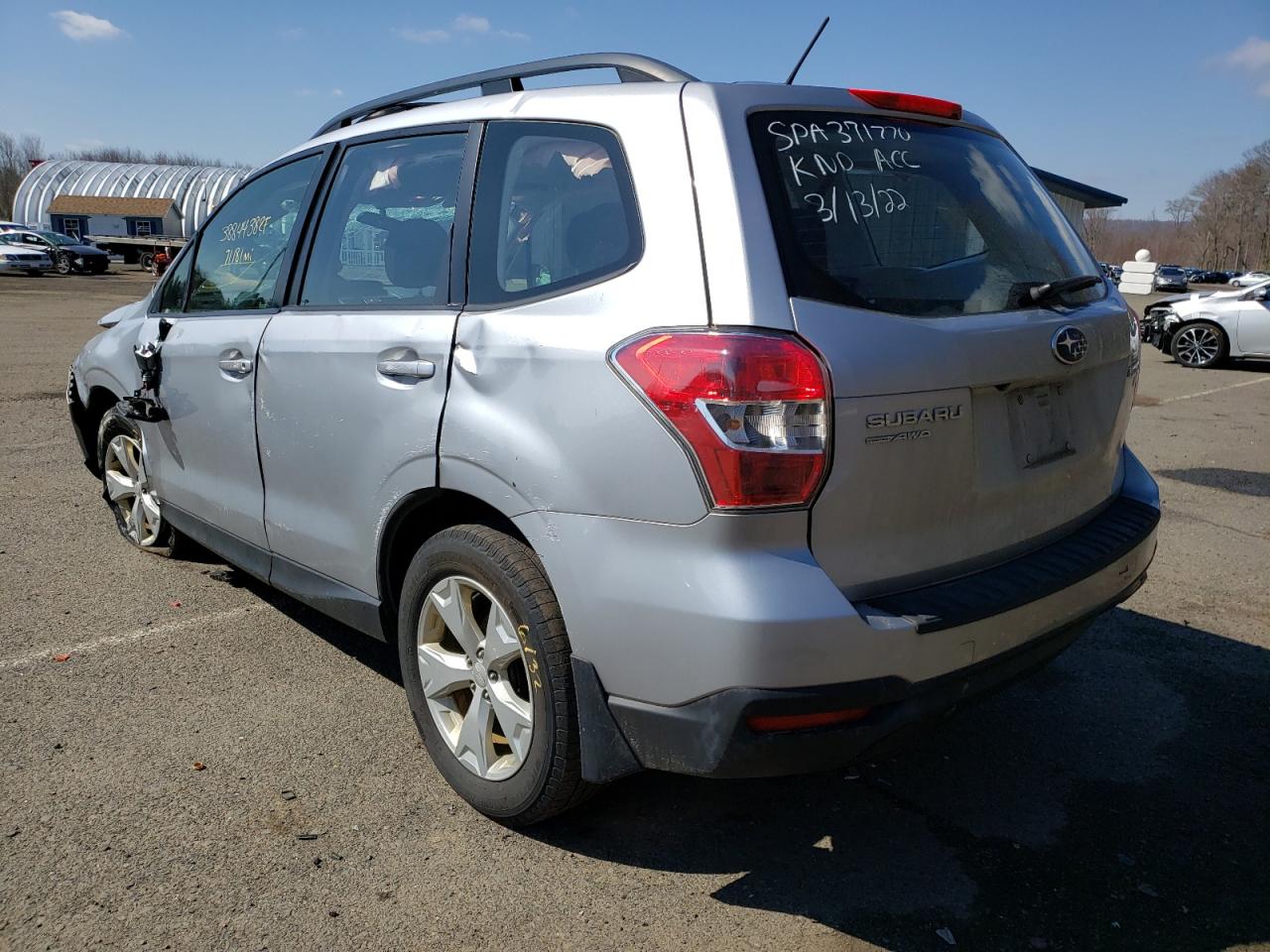 Photo 3 from auction – 2015 SUBARU FORESTER 2 with VIN JF2SJABC2FH529948