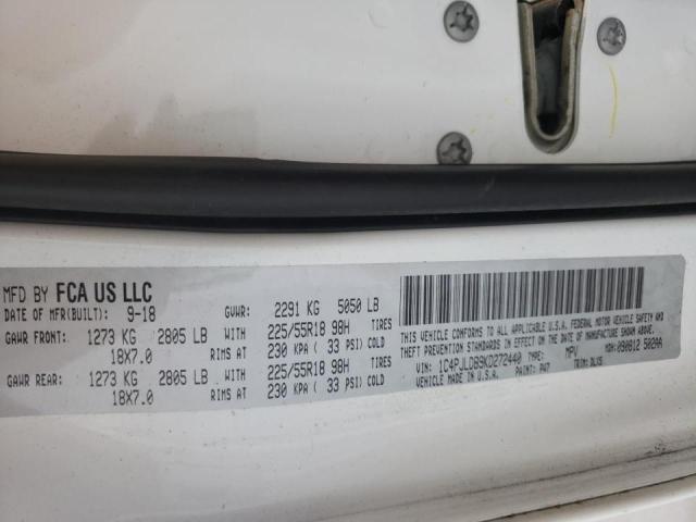 Photo 10 from auction – 2019 JEEP CHEROKEE L with VIN 1C4PJLDB9KD272440