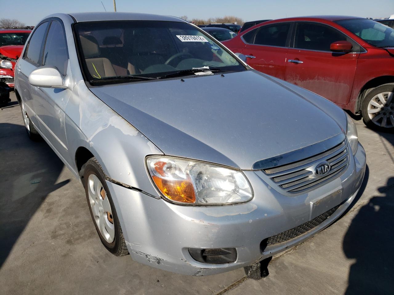 KIA SPECTRA EX 2007 with VIN KNAFE121375447844 - Photo from auction