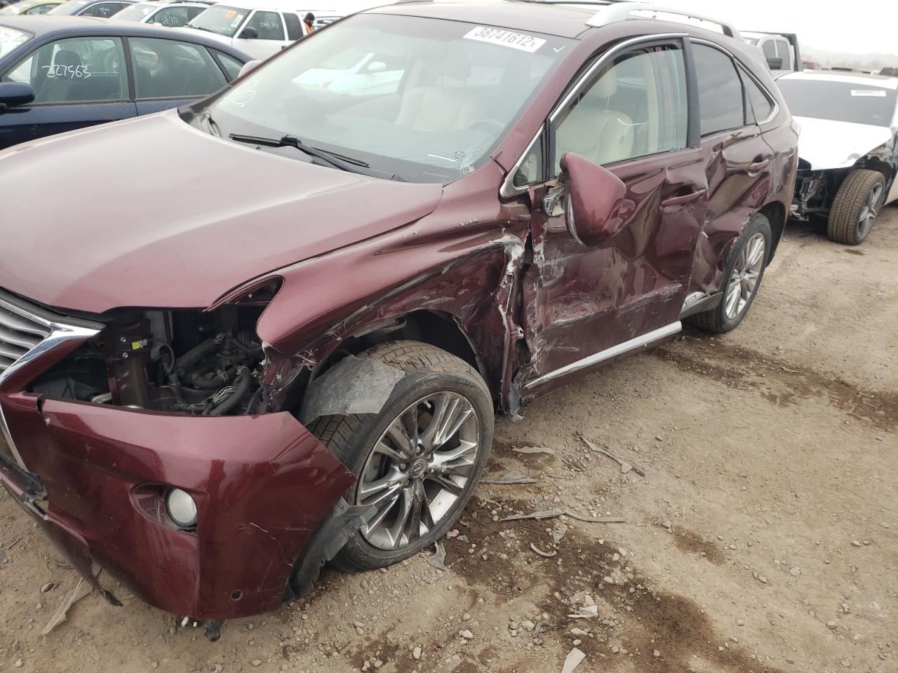 Photo 9 from auction – 2013 LEXUS RX 450 with VIN JTJBC1BA4D2445022