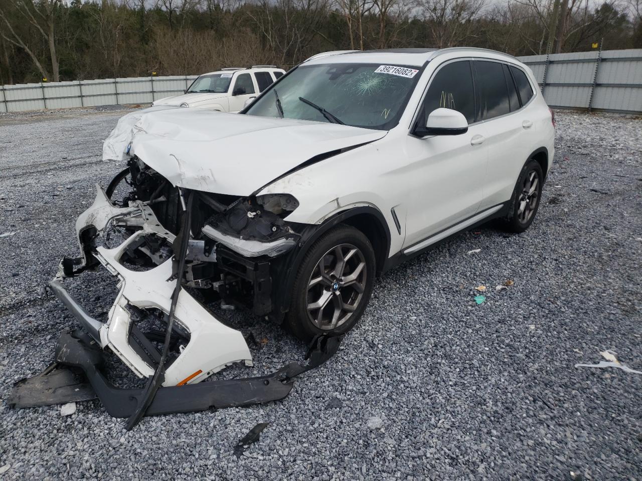 Photo 2 from auction – 2021 BMW X3 SDRIVE3 with VIN 5UXTY3C09M9D87864