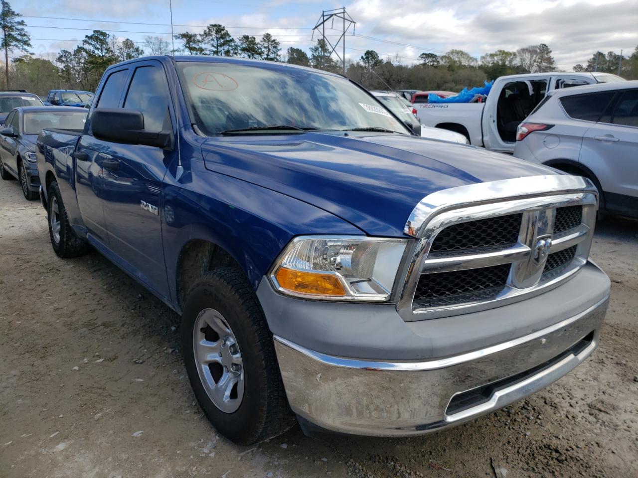 DODGE RAM 1500 2010 with VIN 1D7RB1GP5AS248833 - Photo from auction
