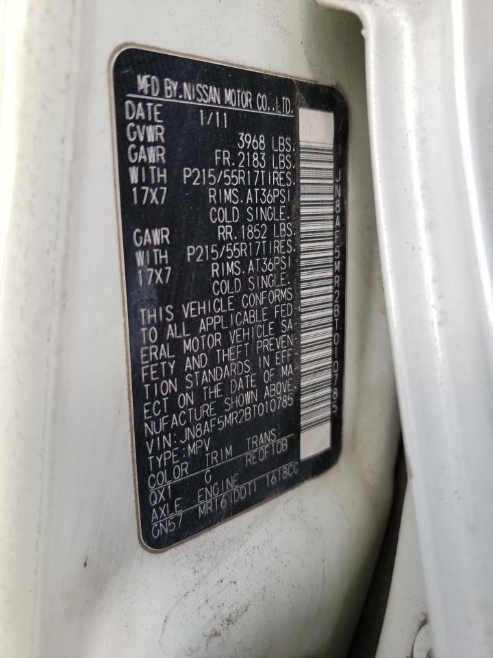 Foto 10 de la subasta – 2011 NISSAN JUKE S con VIN JN8AF5MR2BT010785