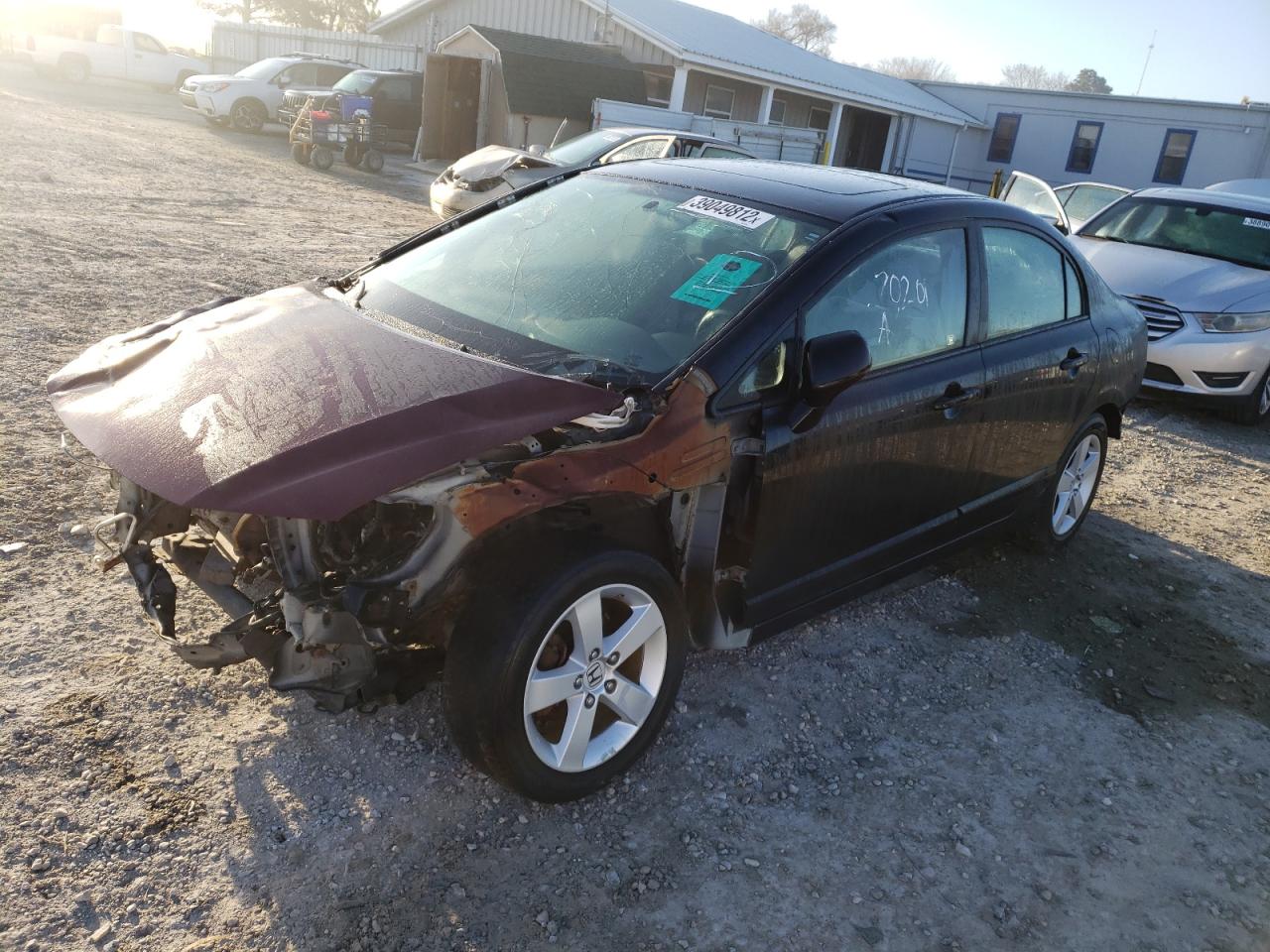 Photo 2 from auction – 2008 HONDA CIVIC EX with VIN 1HGFA16808L096802