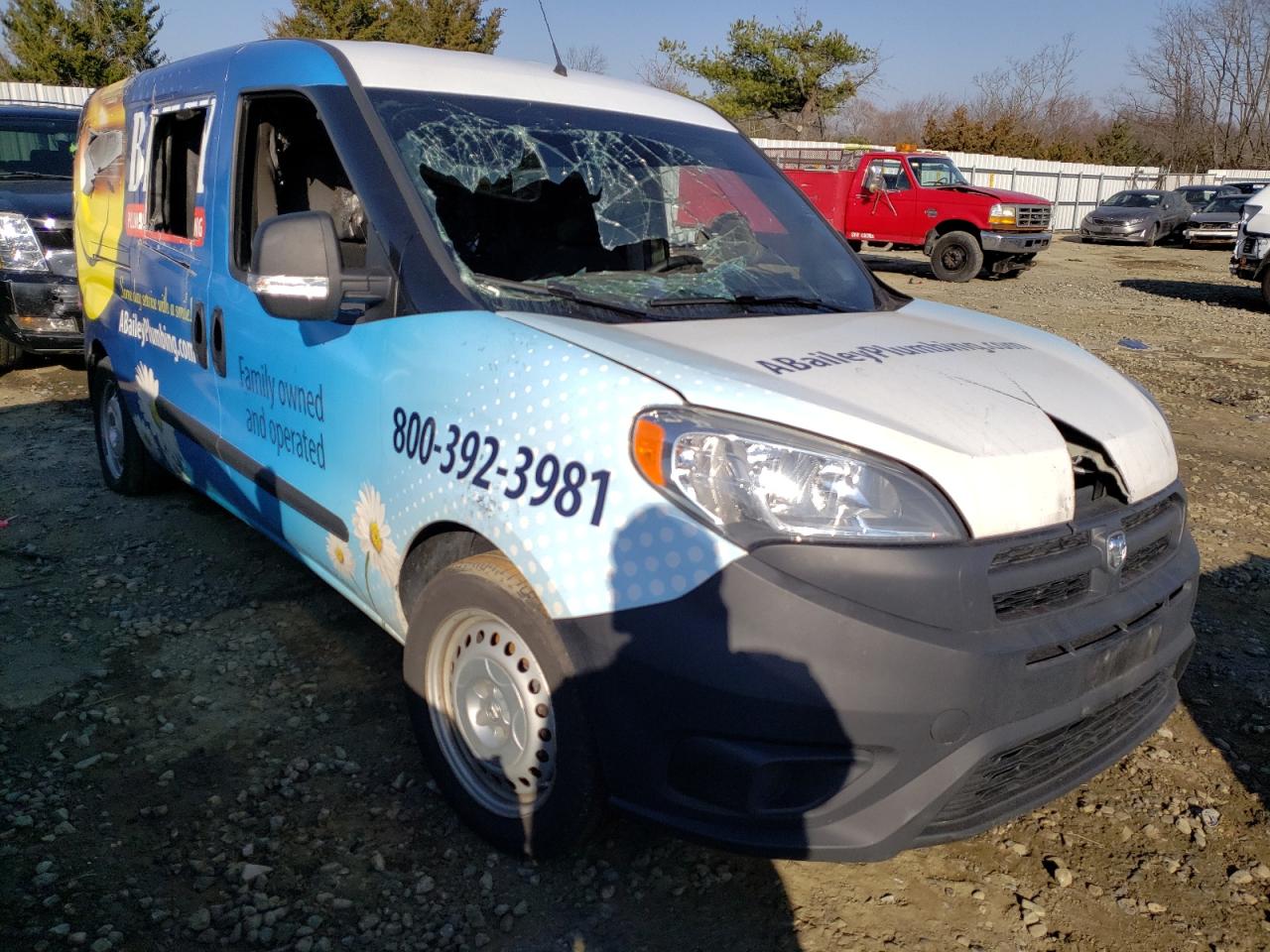 RAM PROMASTER 2018 with VIN ZFBERFAB2J6L45675 - Photo from auction