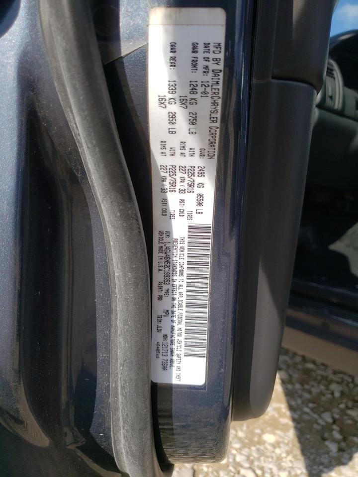 Photo 10 from auction – 2002 JEEP GRAND CHER with VIN 1J4GW48N52C199353
