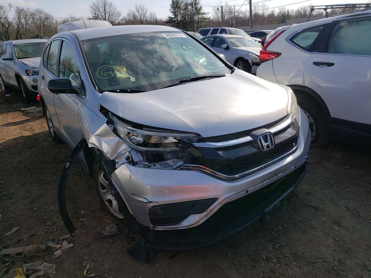 HONDA CR-V LX 2015 with VIN 5J6RM4H34FL013336 - Photo from auction