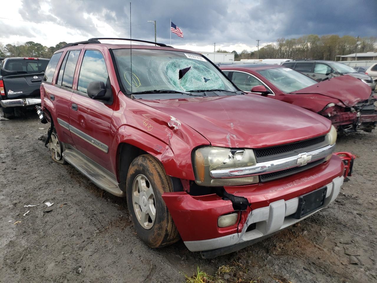 CHEVROLET TRAILBLAZE 2002 with VIN 1GNDS13S622212169 - Photo from auction