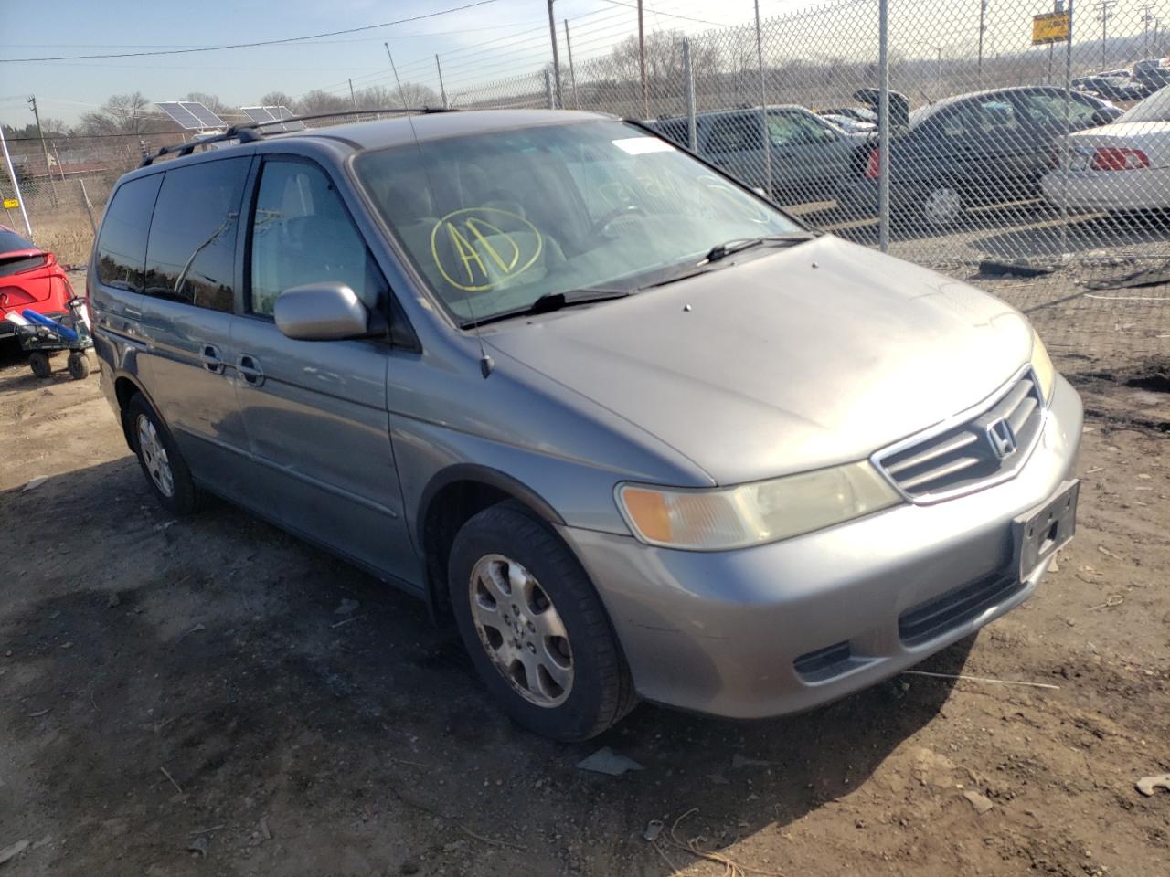 Photo 1 from auction – 2002 HONDA ODYSSEY EX with VIN 5FNRL18642B025128