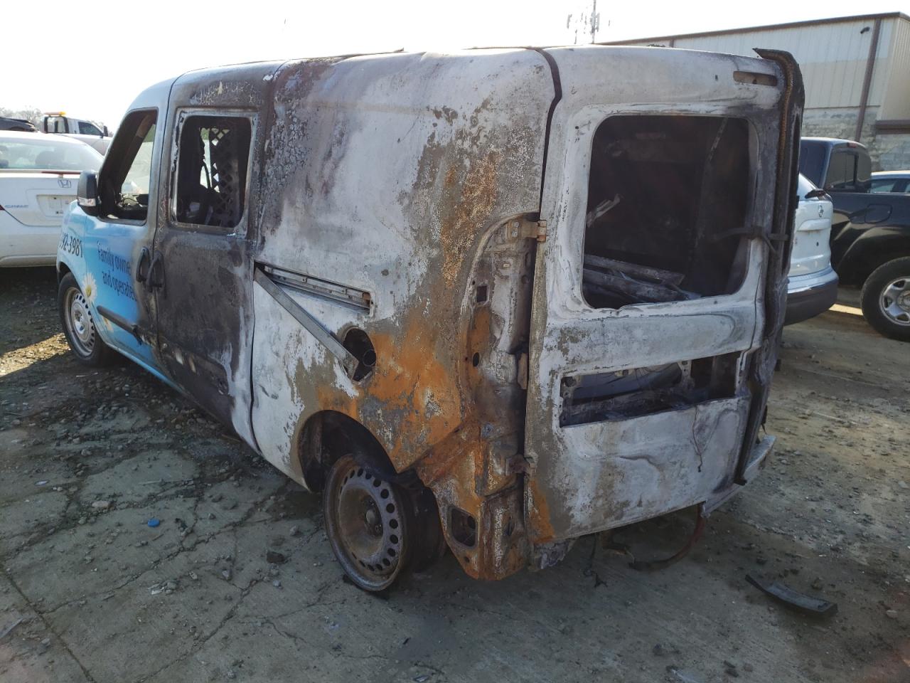 Photo 3 from auction – 2018 RAM PROMASTER with VIN ZFBERFAB2J6L45675