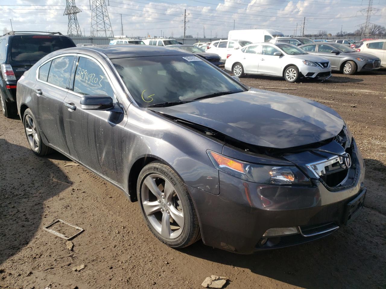 ACURA TL TECH 2014 with VIN 19UUA9F5XEA001682 - Photo from auction