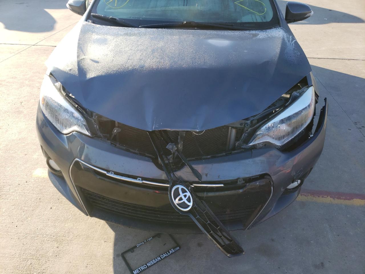Photo 9 from auction – 2016 TOYOTA COROLLA L with VIN 2T1BURHE6GC590805