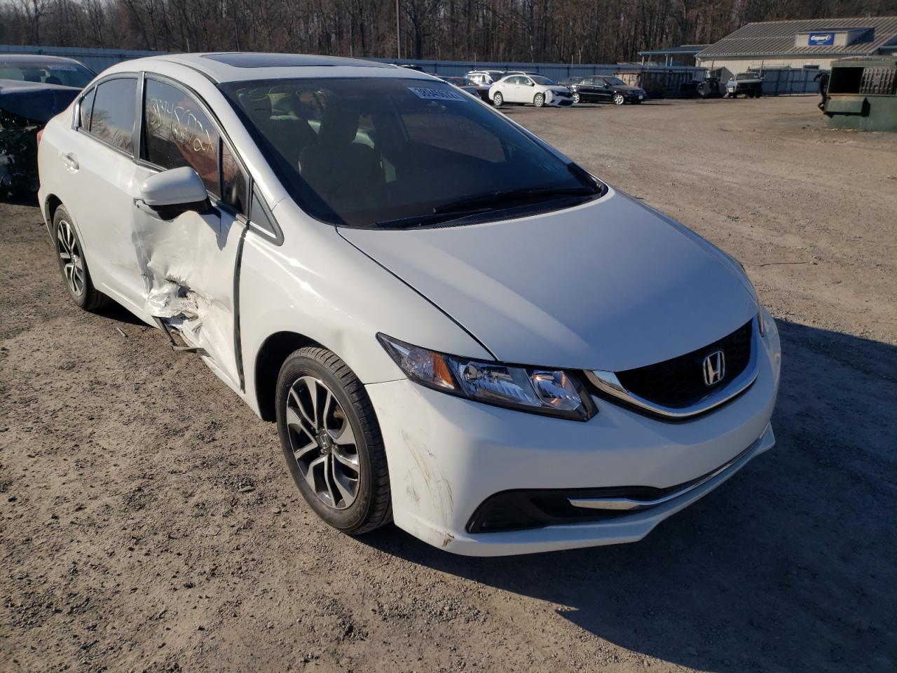 HONDA CIVIC EX 2014 with VIN 19XFB2F82EE273775 - Photo from auction