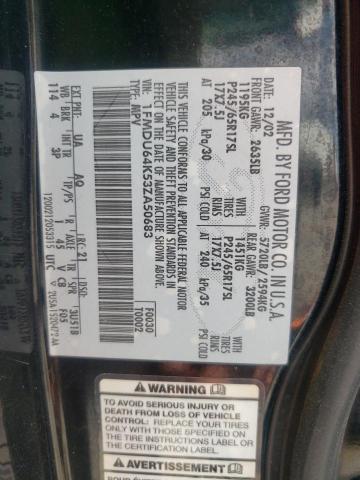 Photo 10 from auction – 2003 FORD EXPLORER E with VIN 1FMDU64K53ZA50683