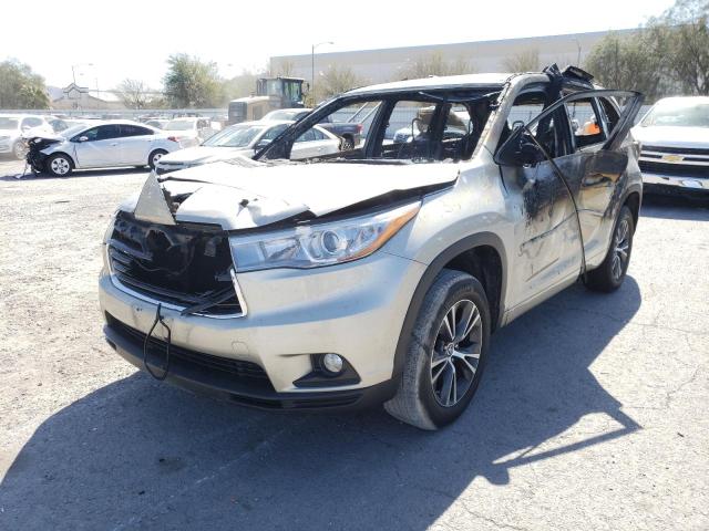 Photo 2 from auction – 2016 TOYOTA HIGHLANDER with VIN 5TDKKRFH7GS505061