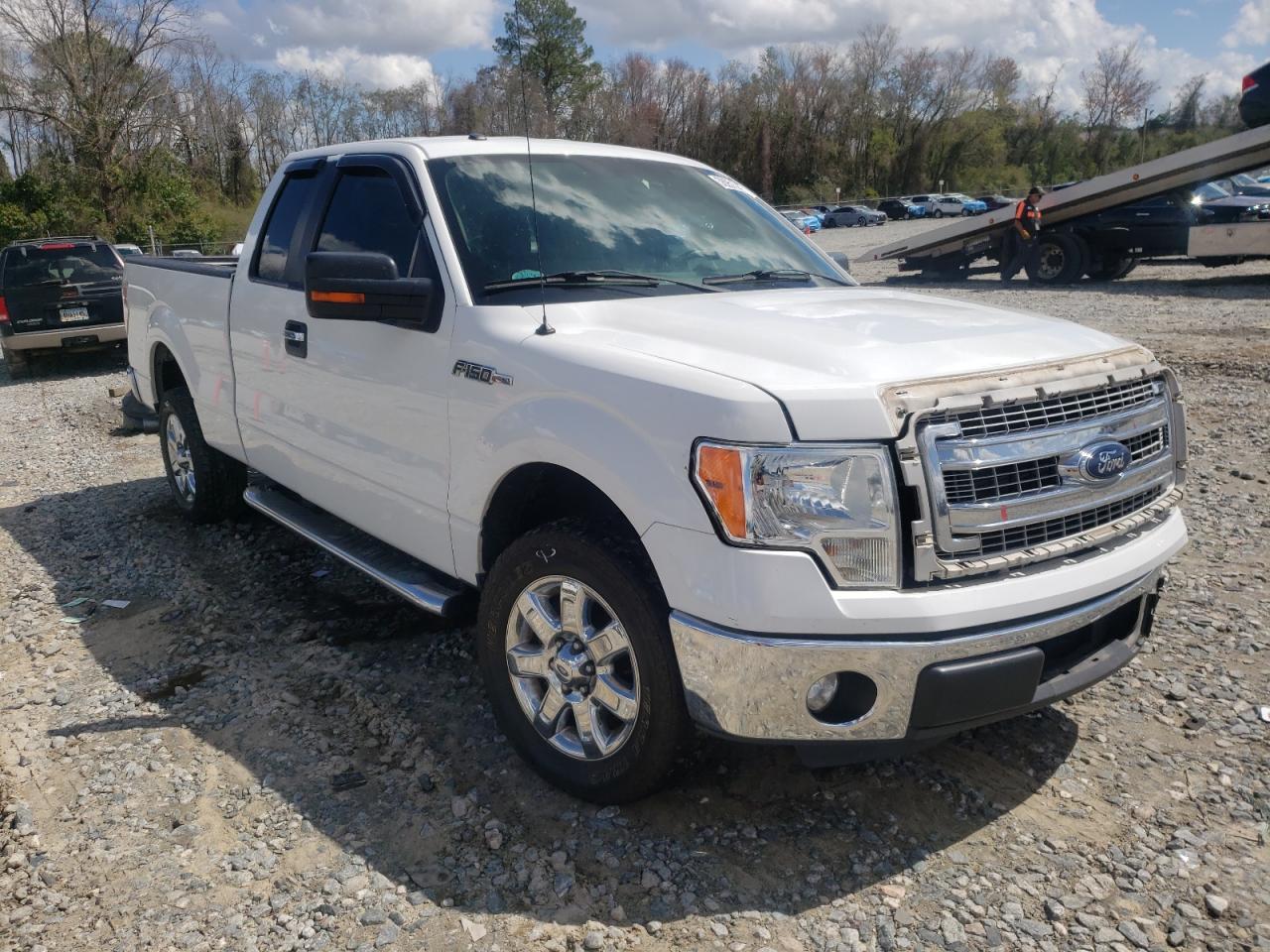 FORD F150 SUPER 2013 with VIN 1FTEX1CM2DFD55308 - Photo from auction