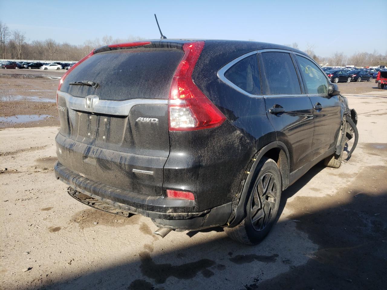 Photo 4 from auction – 2016 HONDA CR-V SE with VIN 5J6RM4H45GL117134