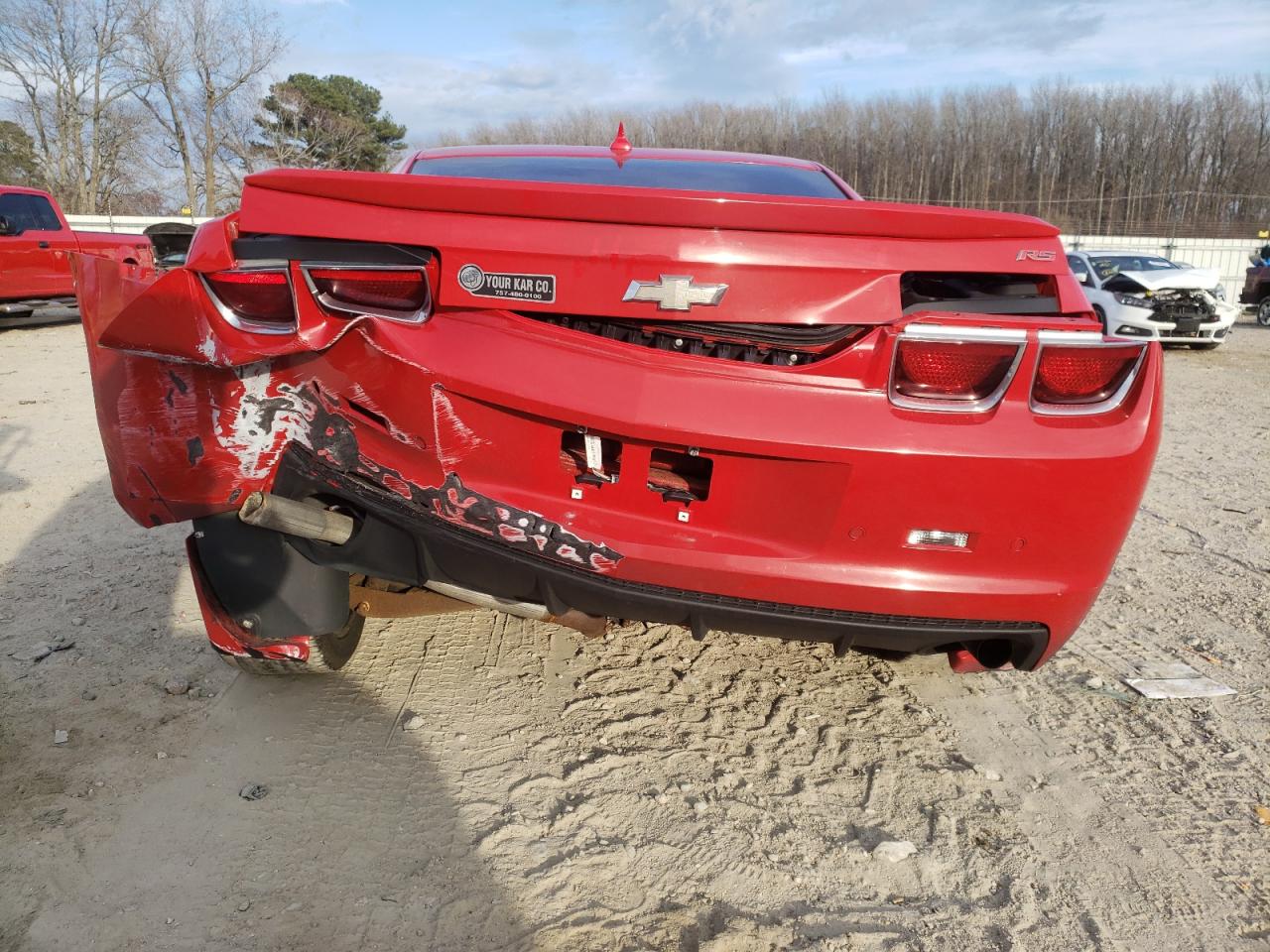 Photo 9 from auction – 2012 CHEVROLET CAMARO LT with VIN 2G1FC1E32C9157557