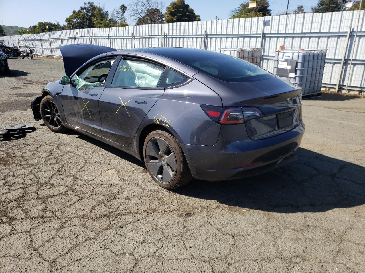 Photo 3 from auction – 2021 TESLA MODEL 3 with VIN 5YJ3E1EA2MF075246