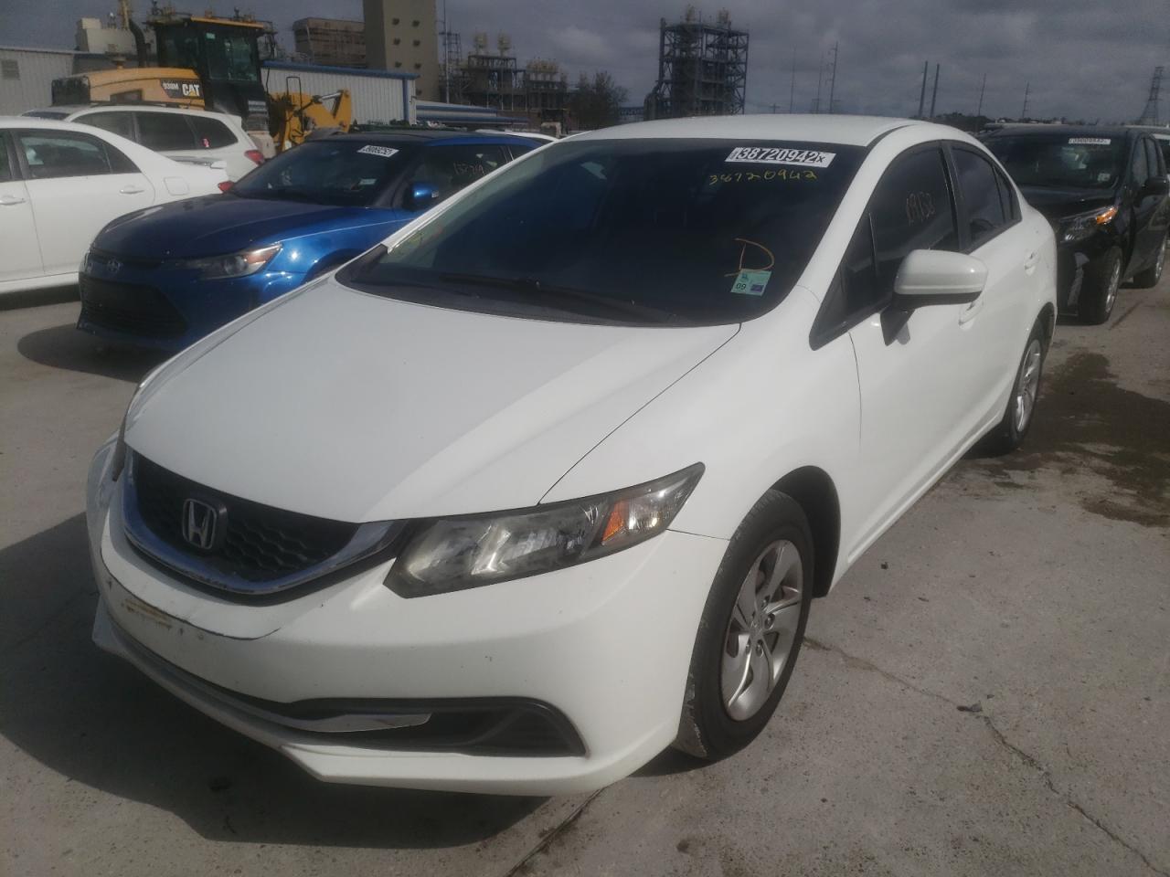 Photo 2 from auction – 2014 HONDA CIVIC LX with VIN 19XFB2F58EE034219