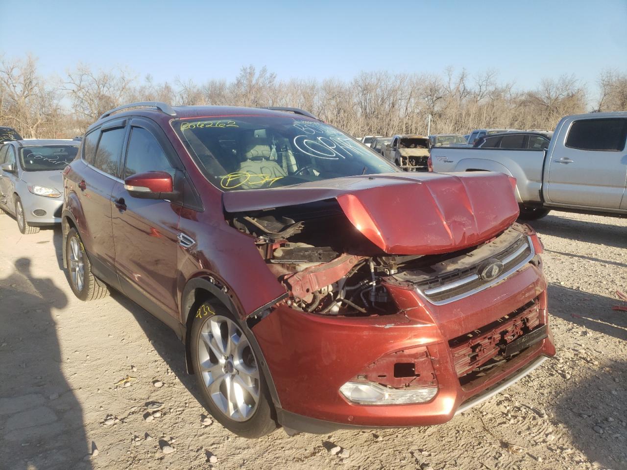 FORD ESCAPE TIT 2015 with VIN 1FMCU0J95FUB06262 - Photo from auction