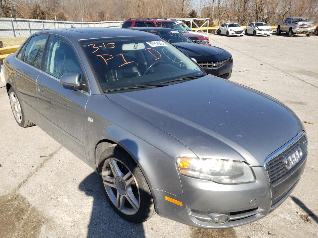 AUDI A4 2 2007 with VIN WAUAF78E17A105580 - Photo from auction