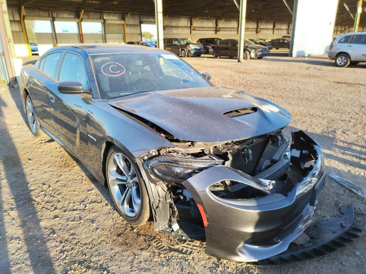 Photo 1 from auction – 2021 DODGE CHARGER R/ with VIN 2C3CDXCT6MH571918