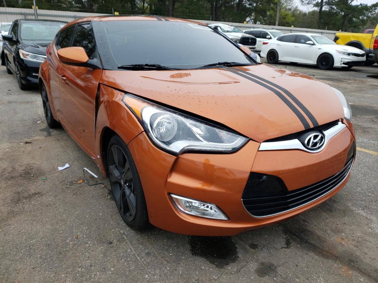 HYUNDAI VELOSTER 2016 with VIN KMHTC6AD2GU263615 - Photo from auction