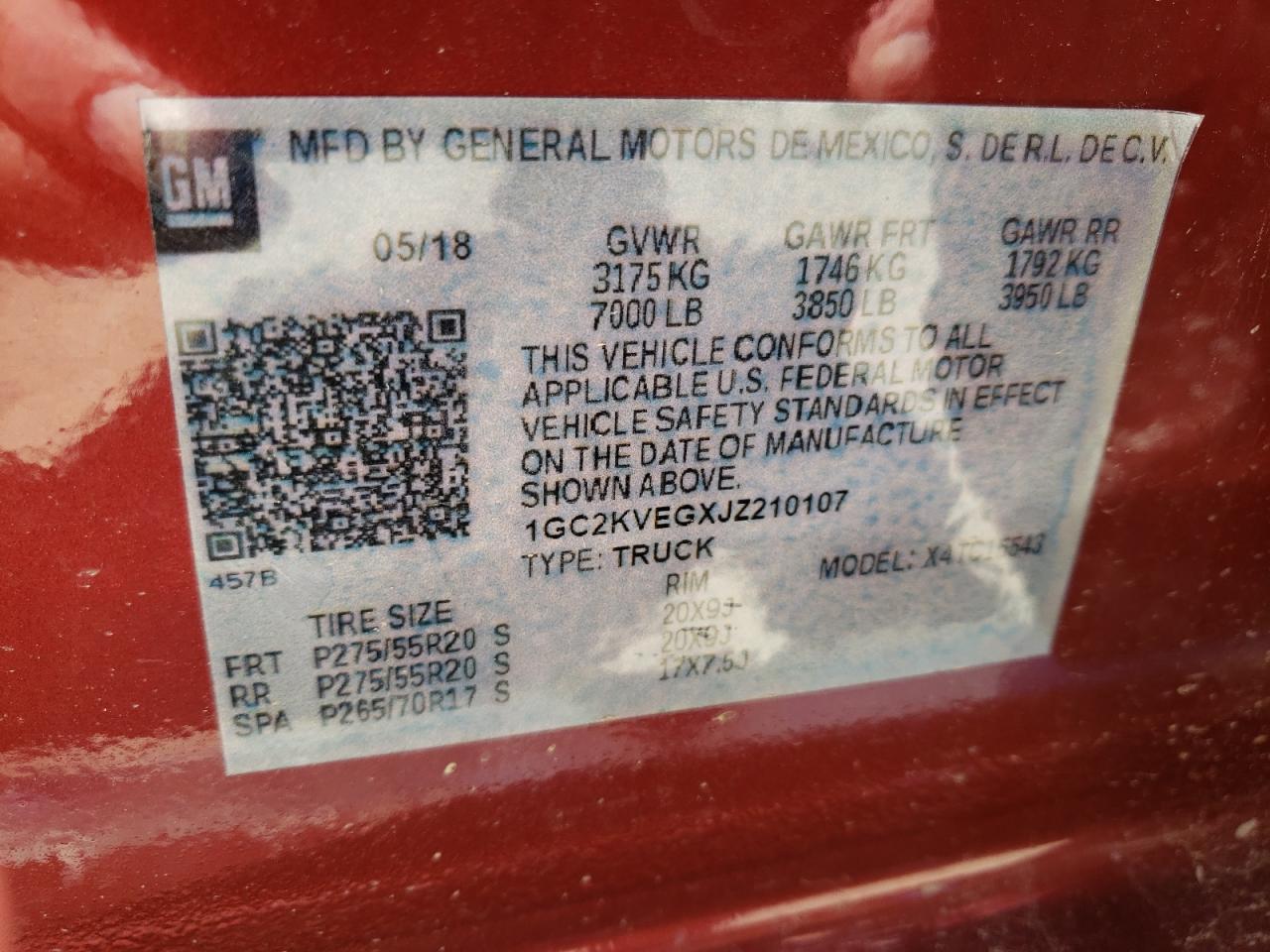 Photo 10 from auction – 2015 CHEVROLET SILVERADO with VIN 1GC1CVEG2FF542026