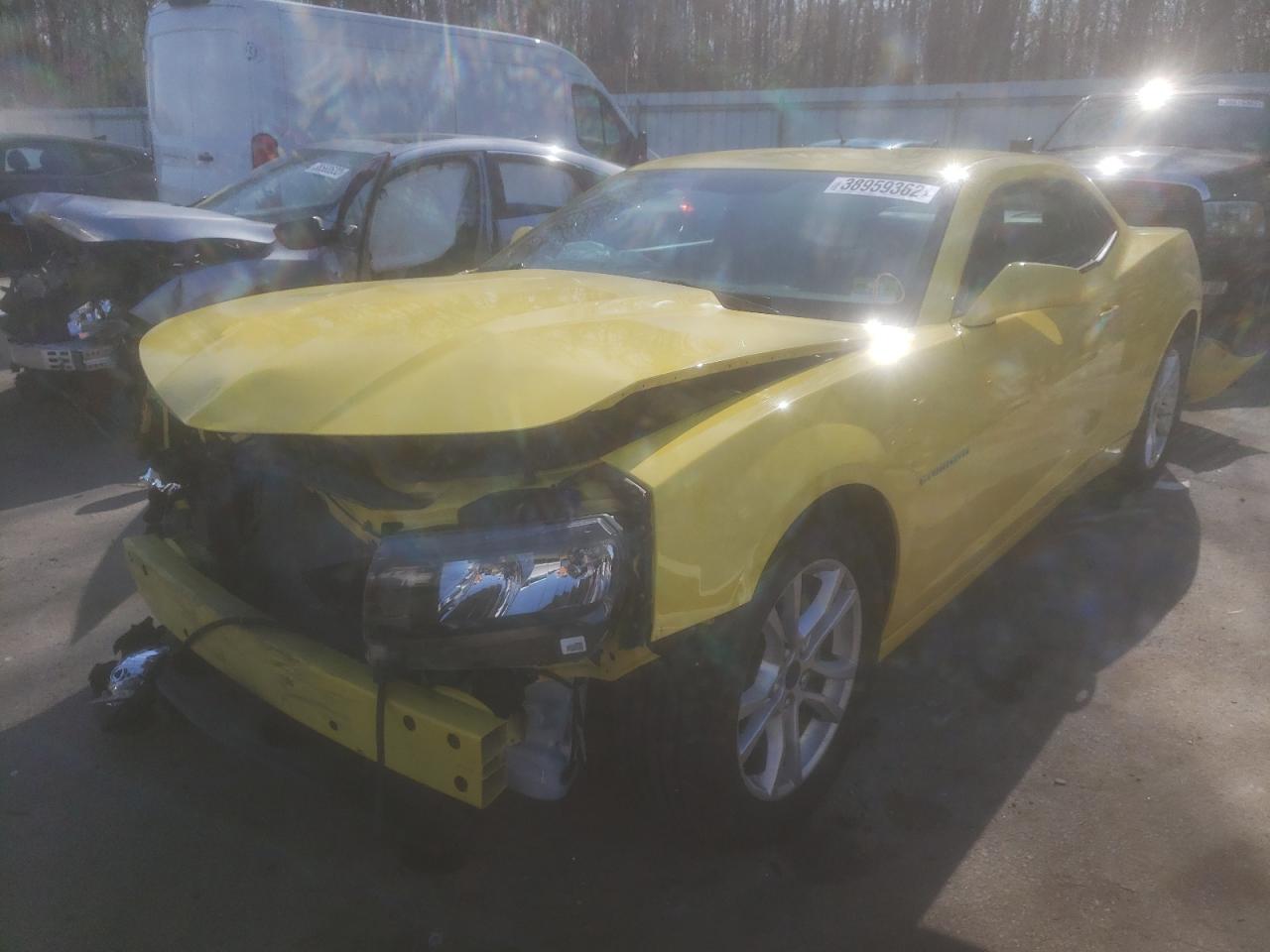 Photo 2 from auction – 2014 CHEVROLET CAMARO LS with VIN 2G1FA1E33E9249365
