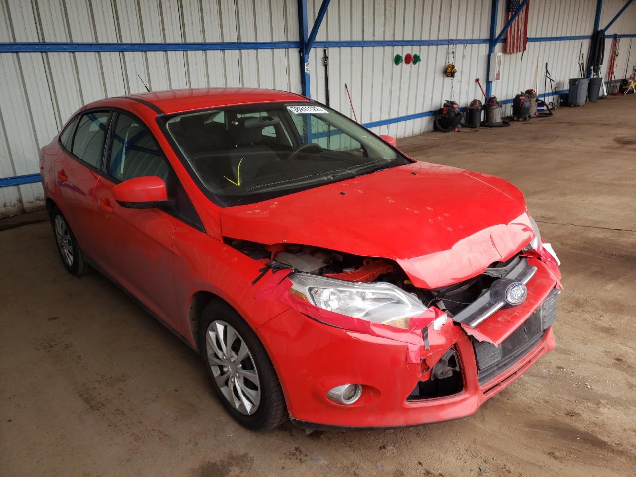 FORD FOCUS SE 2012 with VIN 1FAHP3F27CL458281 - Photo from auction