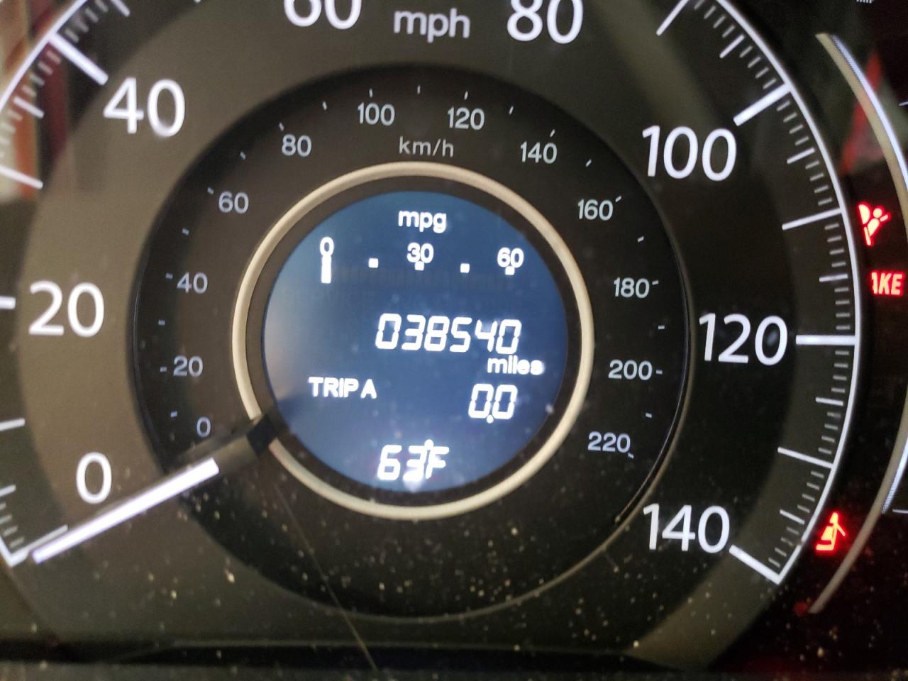 Photo 8 from auction – 2014 HONDA CR-V EX with VIN 2HKRM3H5XEH542620