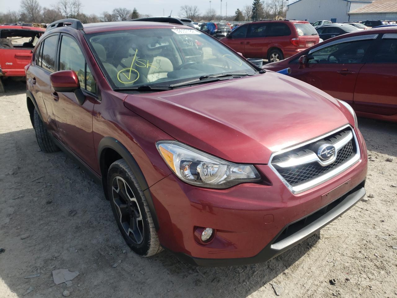 SUBARU XV CROSSTR 2014 with VIN JF2GPAKC3E8312489 - Photo from auction