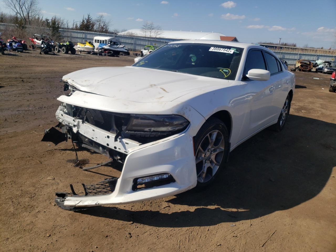 Photo 2 from auction – 2016 DODGE CHARGER SX with VIN 2C3CDXJG0GH229357
