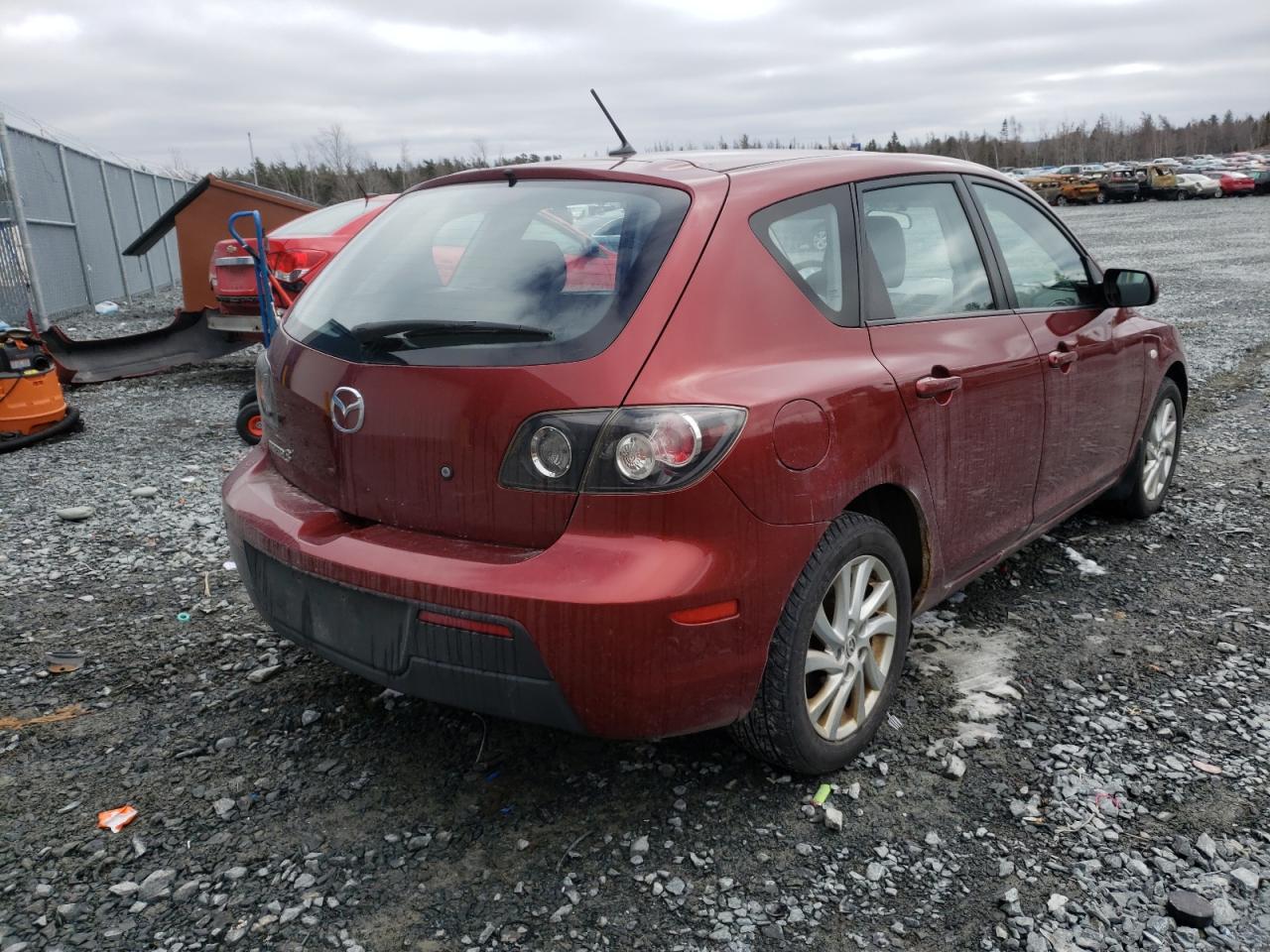 Photo 4 from auction – 2008 MAZDA 3 I with VIN JM1BK34FX81173274