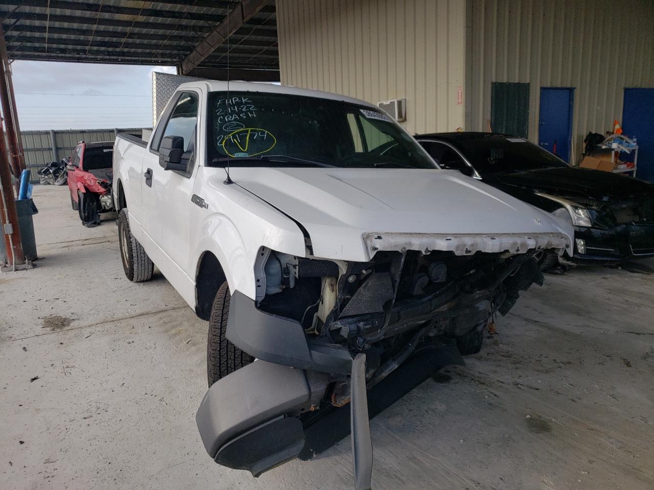 FORD F150 2014 with VIN 1FTMF1CM2EKF43902 - Photo from auction