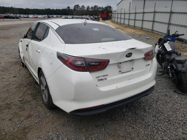Photo 3 from auction – 2015 KIA OPTIMA HYB with VIN KNAGM4AD5F5077614