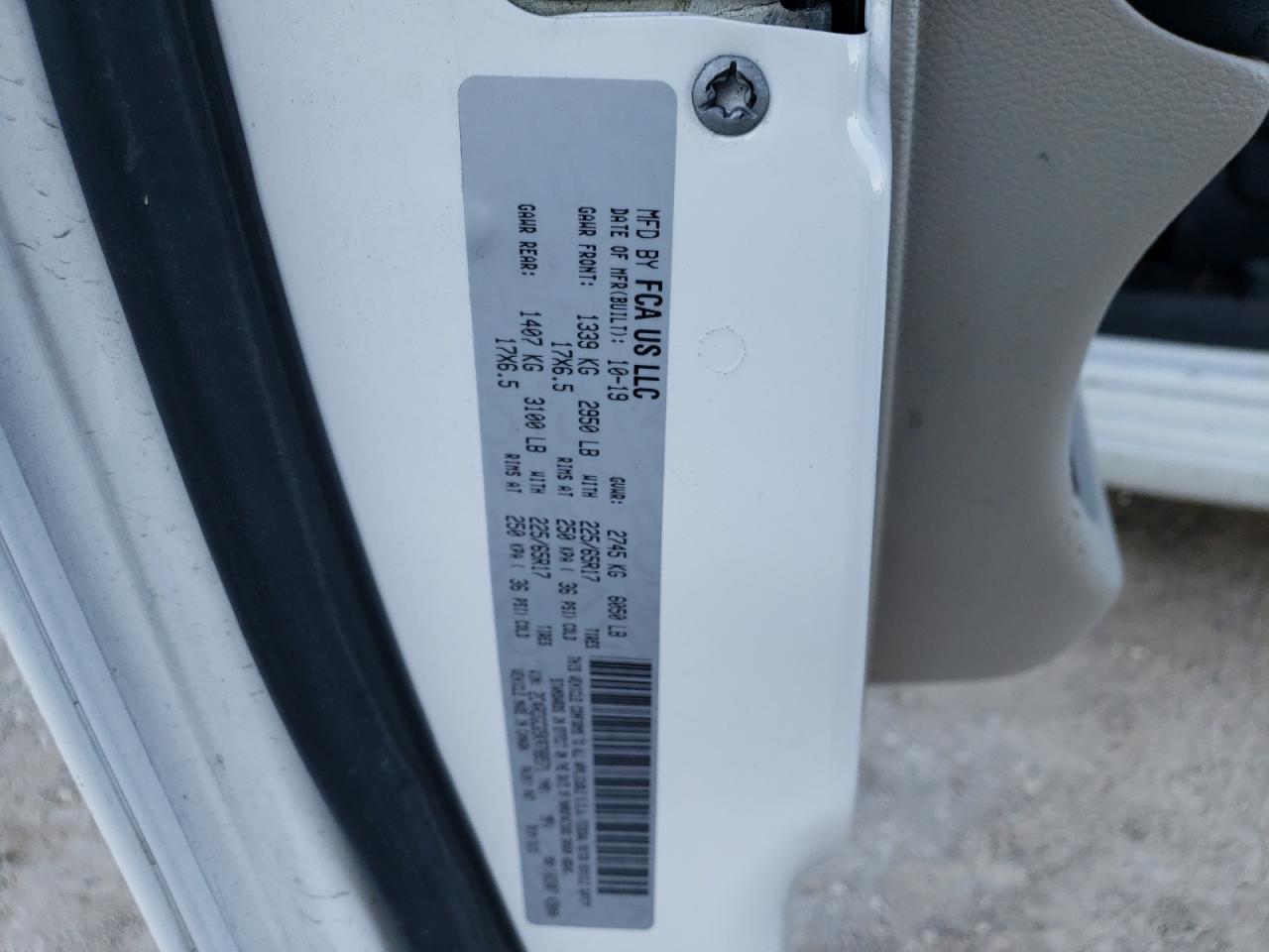 Photo 10 from auction – 2019 DODGE GRAND CARA with VIN 2C4RDGCG5KR788571
