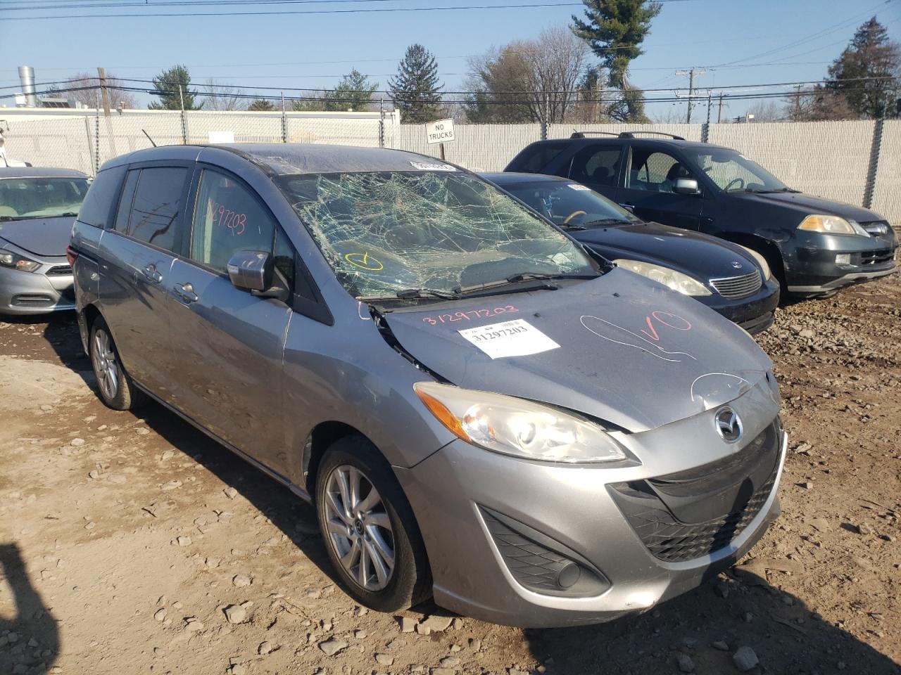 MAZDA 5 SPORT 2014 with VIN JM1CW2BL0E0165102 - Photo from auction