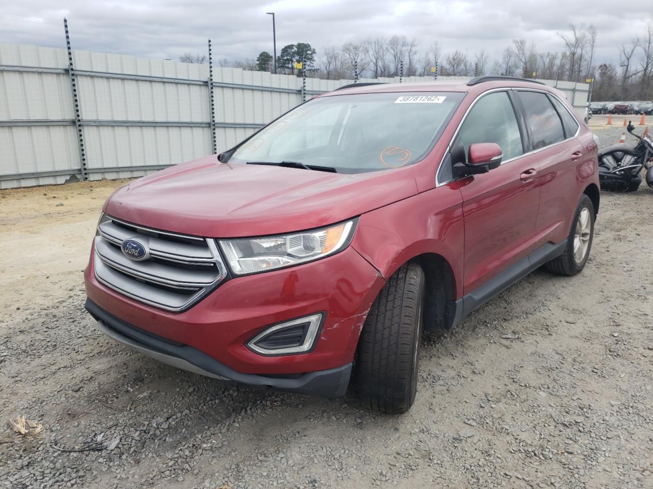 Photo 2 from auction – 2015 FORD EDGE SEL with VIN 2FMTK3J84FBB40973